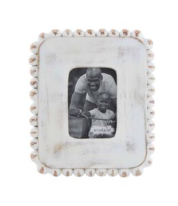 MudPie Small Rectangle Beaded Picture frame