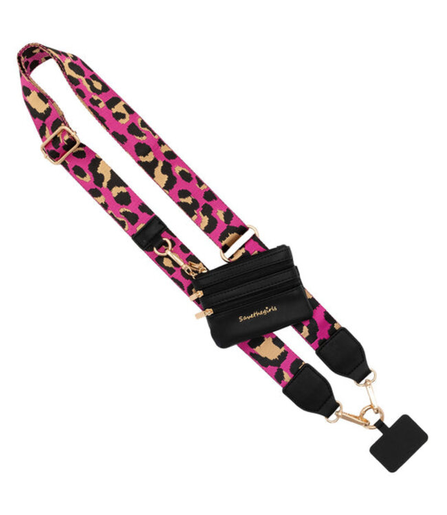 Clip & Go Strap With Pouch - Leopard Collection