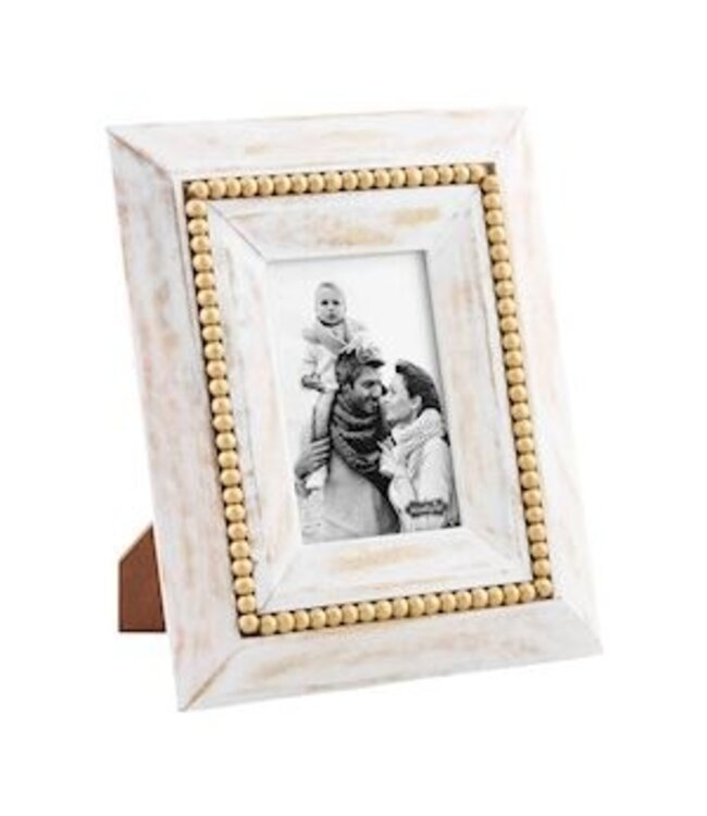 MudPie Small Gold Bead Frame-4 x 6