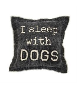 MudPie Sleep Washed Canvas Dog Pillow