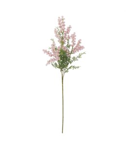 K&K Interiors Pink Mini Burs & Fern Stem