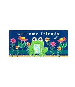 Evergreen Welcome Friends Frog Sassafras Switch Mat