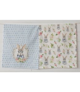 Audrey's Bunny in Blooms Tea Towels (2 Styles)