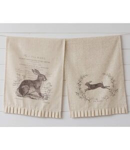 Audrey's The Hare Tea Towels (2 Styles)