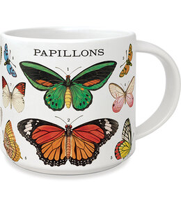 Cavallini & Co. Butterflies Ceramic Mug