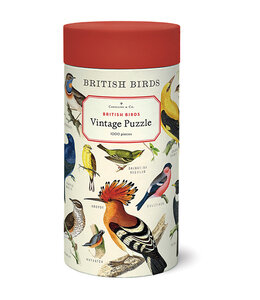 Cavallini & Co. British Birds 1,000 Piece Puzzle