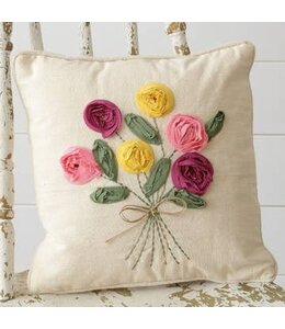 Audrey's Flower Bouquet Pillow