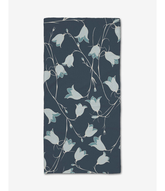 Geometry Midnight Gardens Bar Towel