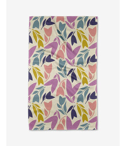 Geometry Tulip Tumble Tea Towel