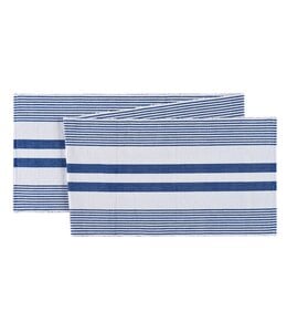 C&F Home Classic Stripes Blue Table Runner