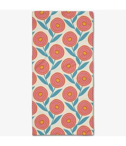 Geometry Happy Ranunculus Bar Towel