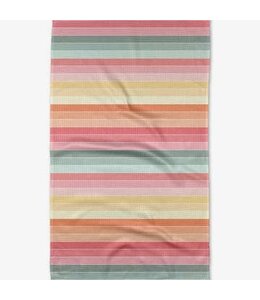 Geometry Summer Sorbet Tea Towel