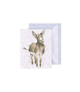 Wrendale Designs 'Gentle Jack' donkey enclosure card