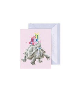 Wrendale Designs 'Let's Shellebrate' tortoise Enclosure Card