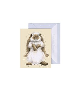Wrendale Designs 'Earisistible' rabbit Enclosure Card