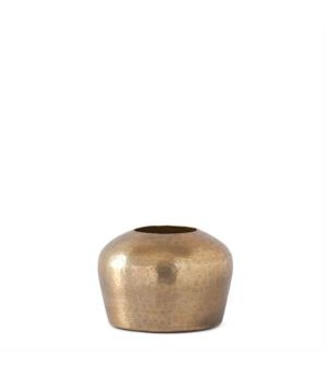 K&K Interiors Textured Gold Vase-Small