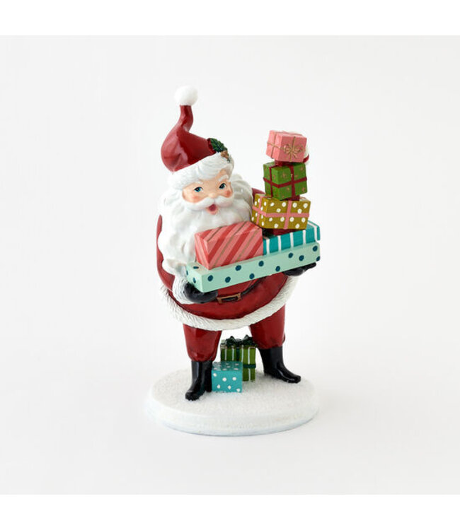 One Hundred 80 Degree Santa With Gift Box