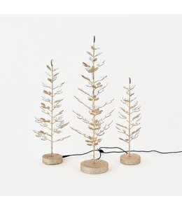 One Hundred 80 Degree Large Lighted Jeweled Tree