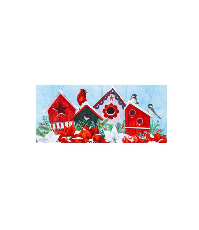 Evergreen Snow Bird Houses Sassafras Switch Mat