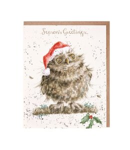 Wrendale Designs Christmas Owl card