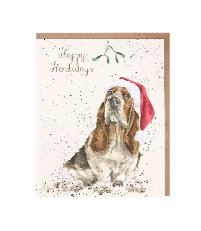 Wrendale Designs Mistletoe card