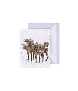 Wrendale Designs Three Amigos enclosure card