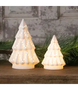 Audrey's Small Ceramic Bisque Light Up Tree