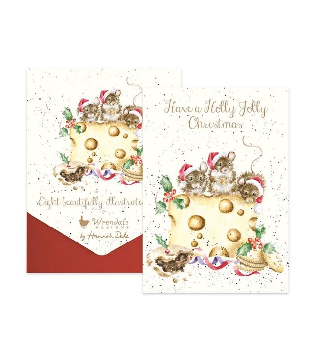 Wrendale Designs Holly Jolly Christmas Card Pack