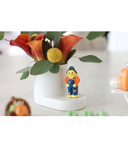 Nora Fleming Pinstripes Round Cutie Container