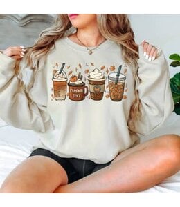 Pumpkin Lattes Fall Sweatshirt