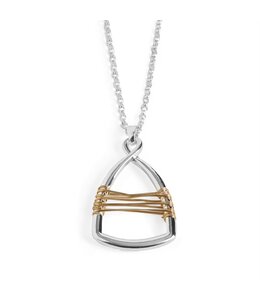 Whispers Wire Infinity Dangle Necklace