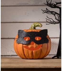 Bethany Lowe Designs Cat Masquerade Pumpkin