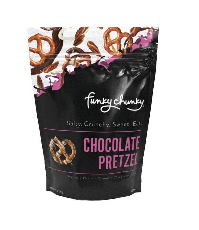 Funky Chunky Chocolate Pretzels | 5-ounce Bags