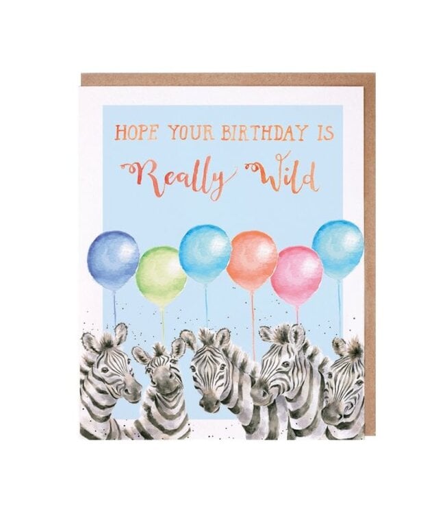 Wrendale Designs Really Wild birthday card