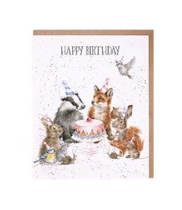 Wrendale Designs 'Woodland Party' birthday card