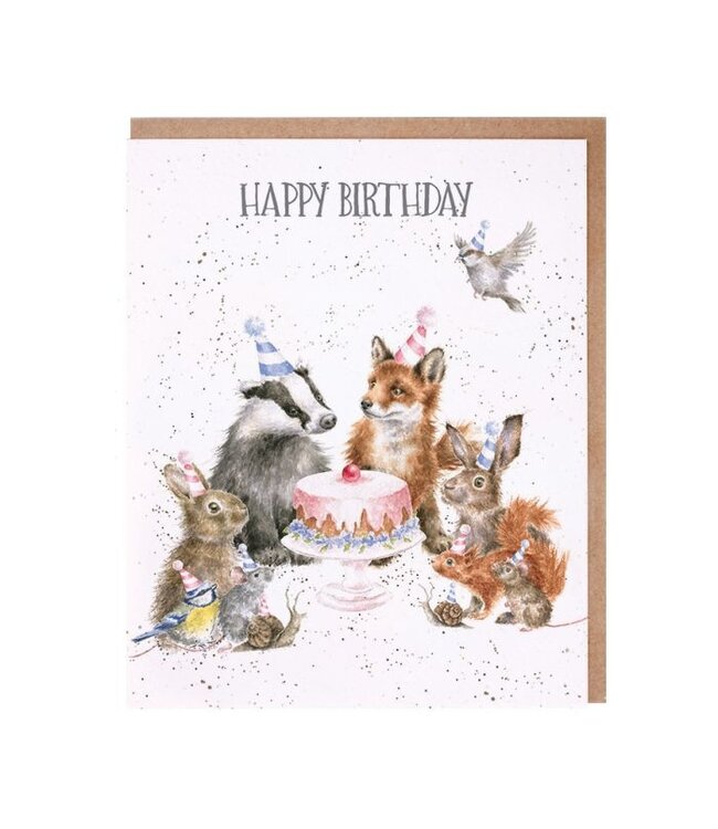 Wrendale Designs 'Woodland Party' birthday card