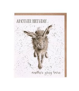 Wrendale Designs 'Little Gray Hare' birthday card