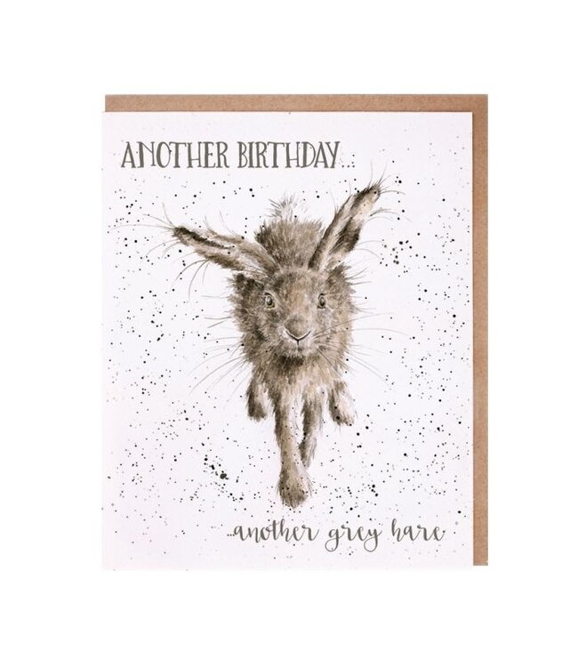 Wrendale Designs 'Little Gray Hare' birthday card