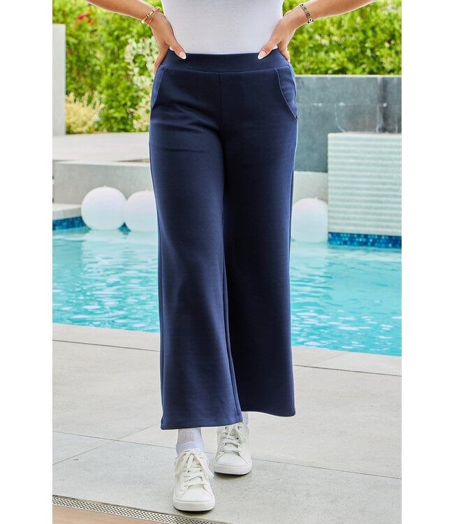 Dear Scarlett Modal Wide Pants with Elastic Waistline