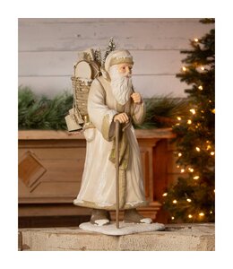 Bethany Lowe Designs Father Christmas with Basket