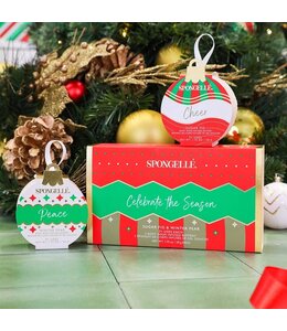 Spongelle Celebrate the Season Holiday Ornament Gift Set Christmas