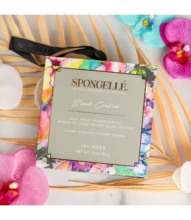 Spongelle Black Orchid Boxed Flower