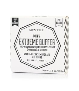 Spongelle Bergamot Absolute Extreme Buffer with Black Scrubber
