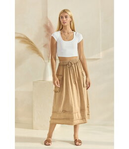 Oddi Acid Washed French Terry Skirt