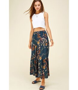 Les Amis Three Layered Floral Skirt