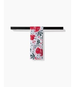 Geometry Poinsettia Bramble Bar Towel