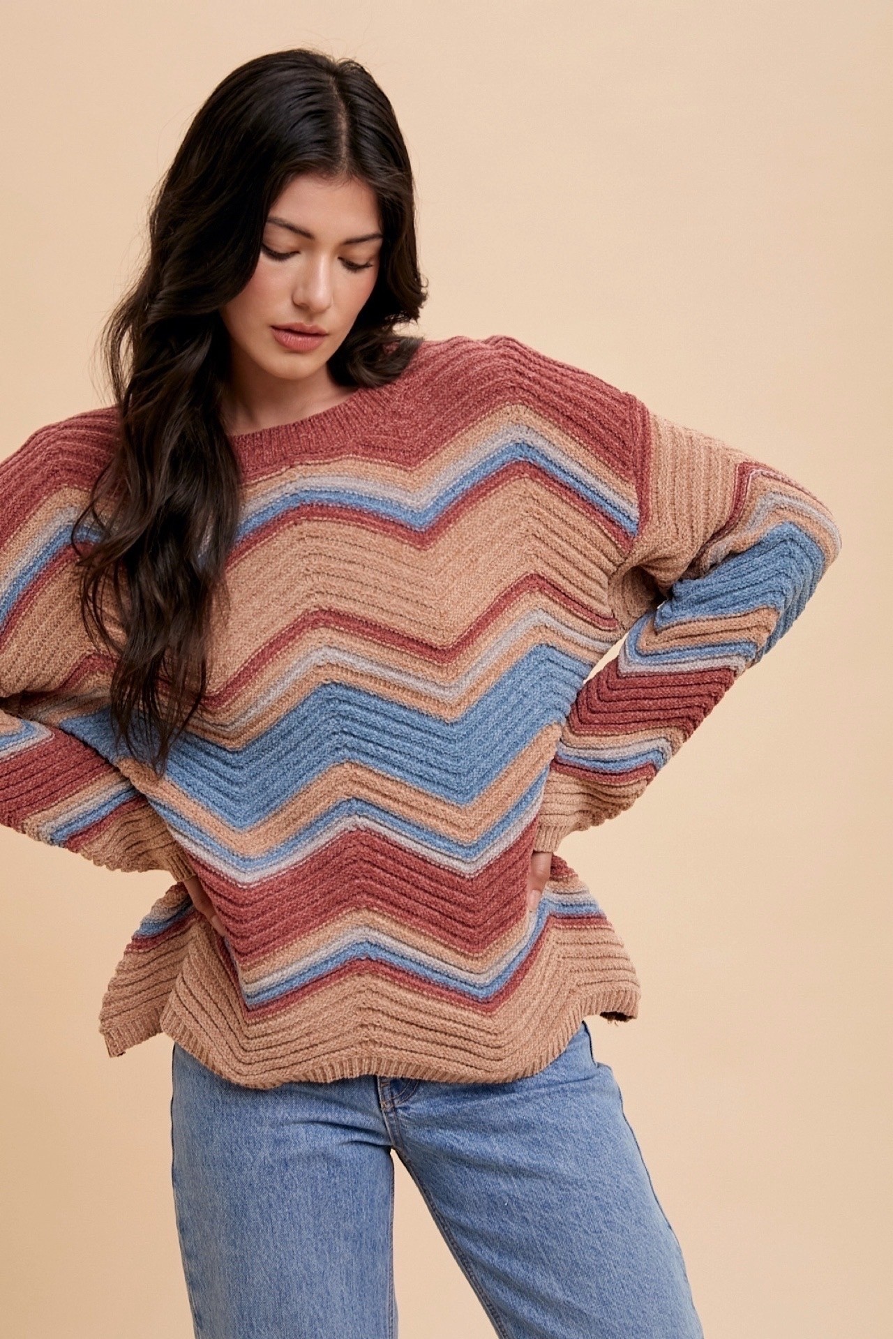 トップス Sugarhill multicolor cable bug knit SUGARHILL MULTICOLOR CABLE BUG KNIT