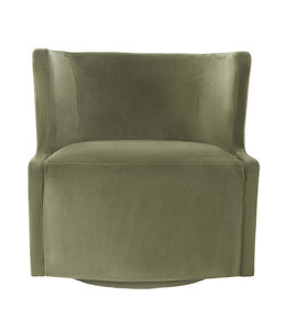 RW Collective Nina Swivel Chair - Vintage Velvet Olive