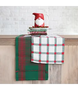 Creative Co-Op Woven Cotton Table Runner With Stripes