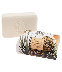 Mangiacotti White Spruce Shea Butter Bar Guest Soap